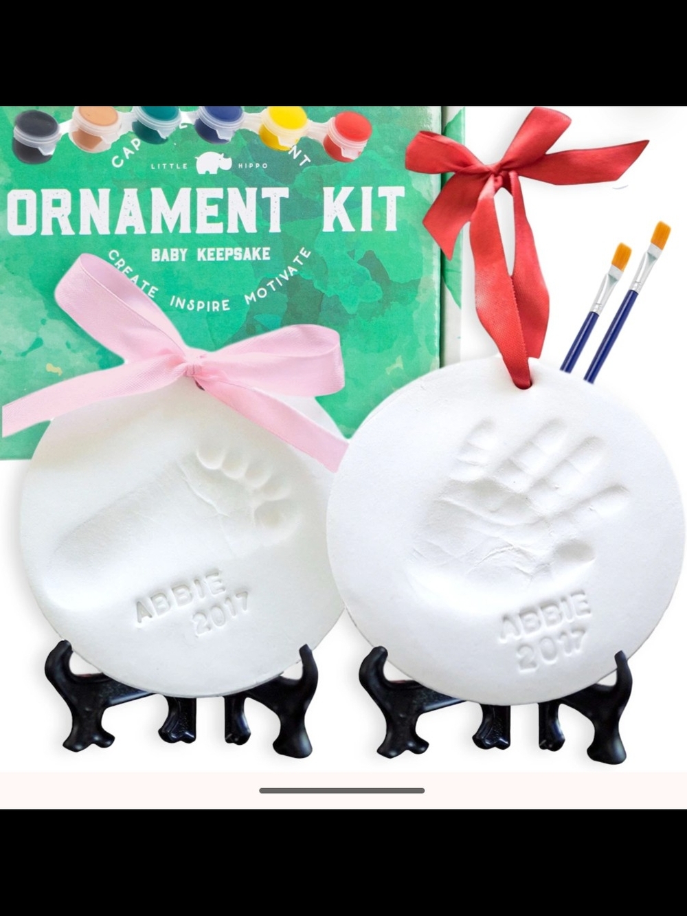DIY Baby Handprint & Footprint Keepsake Kit - non-toxic